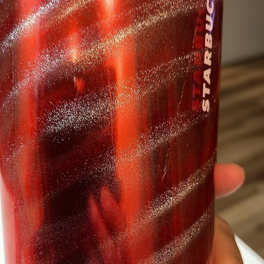 Starbucks Christmas Holiday 2023 Red & White Swirl 24 Oz Venti Cold Cup …